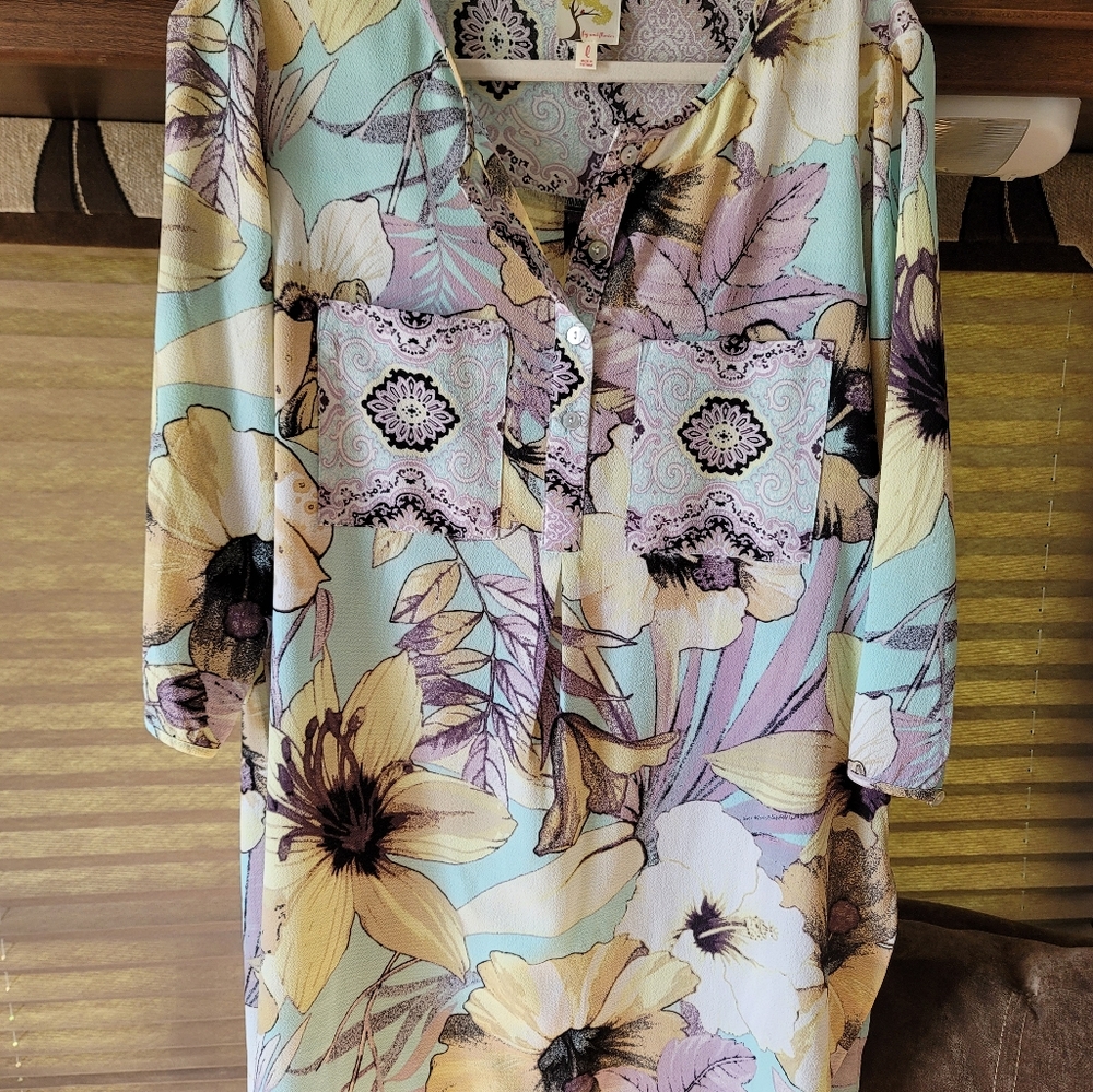 Fig and Flower tunic